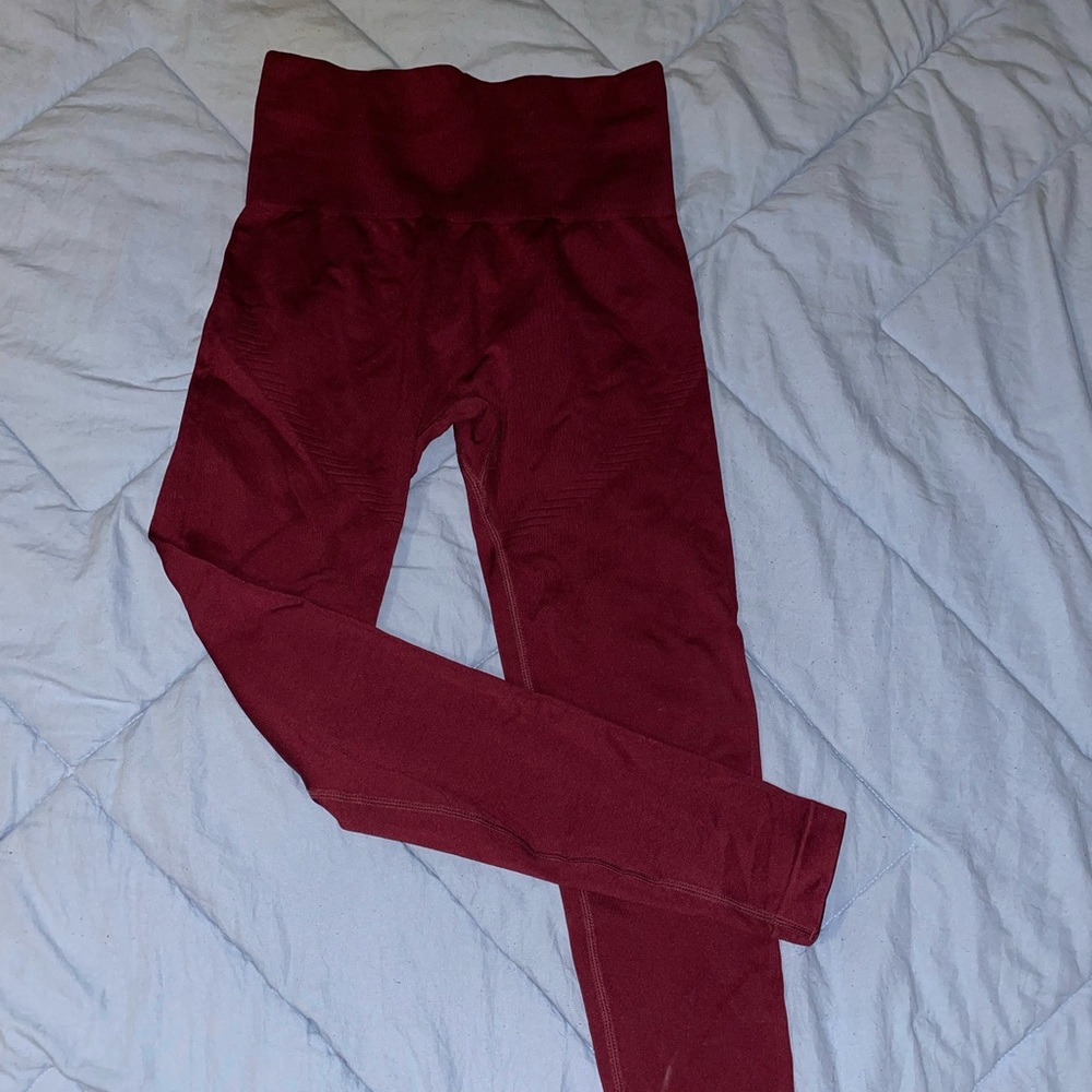 Never Worn Burgundy Leggings - Small